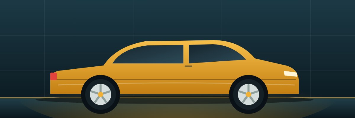 Sample build: a yellow sport coupe